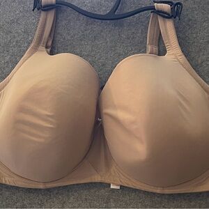 Cacique Beige Lightly Lined Full Coverage Balconette Comfort Bra